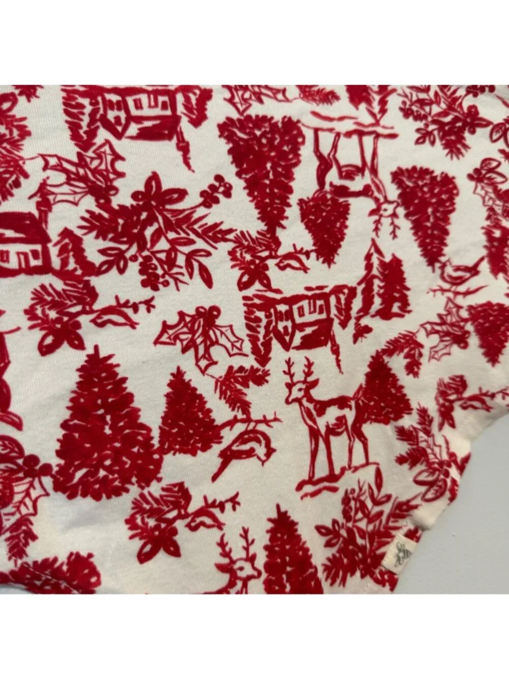 Burts Bees Baby Christmas Dog Bandana Red White